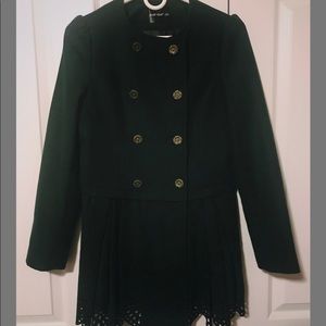 Dark Green Pea Coat
